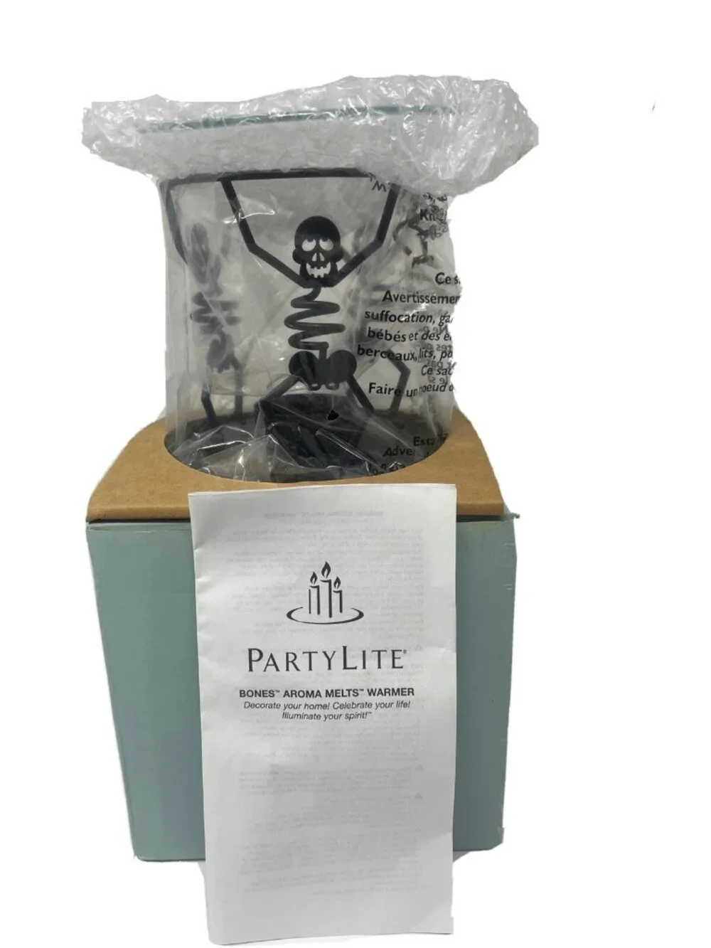 🎃 PartyLite BONES™ Aroma Melts™ Warmer P8603 – Retired Halloween